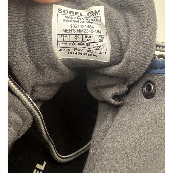 Sorel Cheyanne II Short Nylon‎ Duck Boots Collegiate Navy 8 New